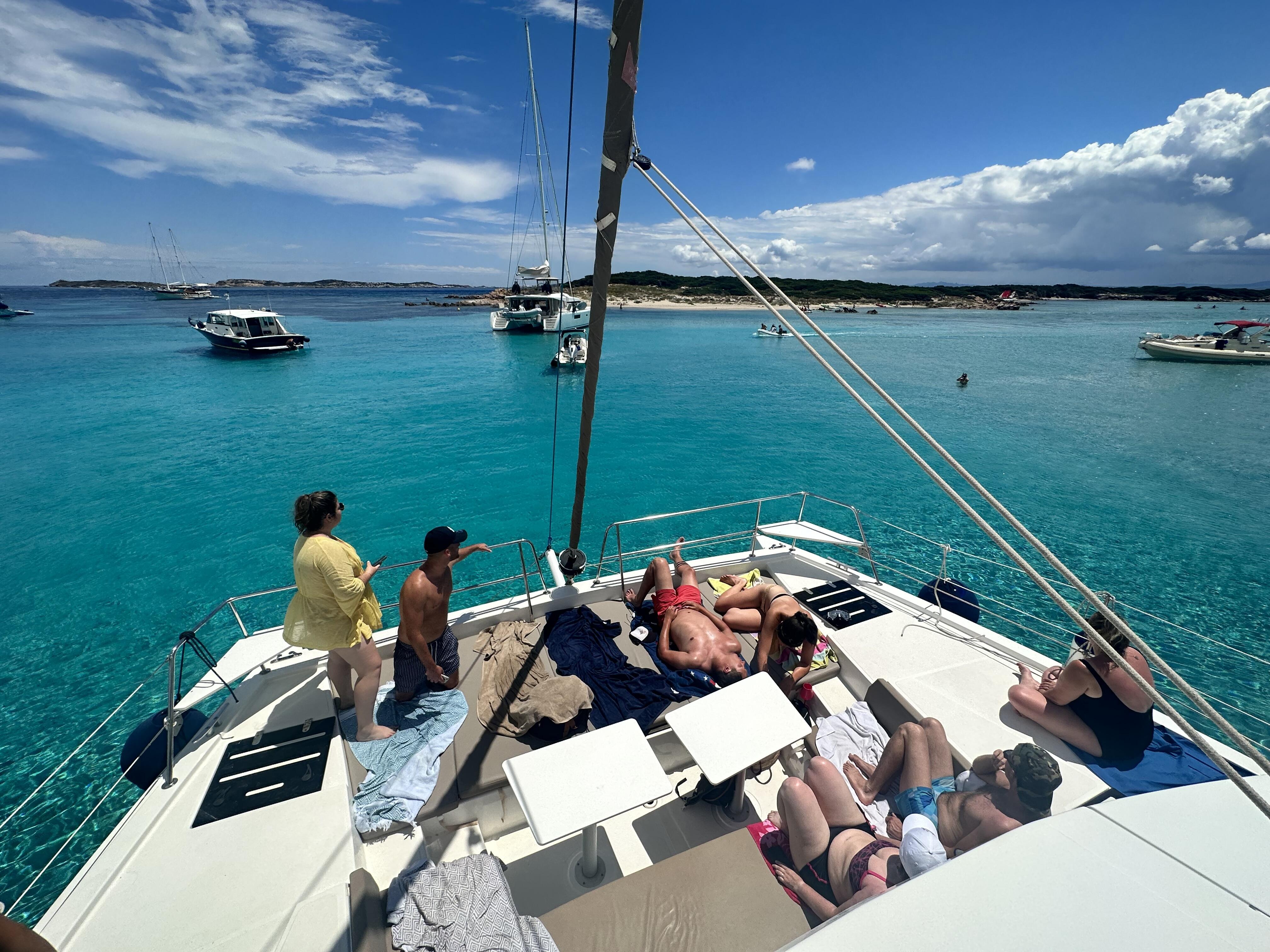 Vue sur les îles Lavezzi